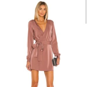 Muave Long-Sleeve Mini Dress